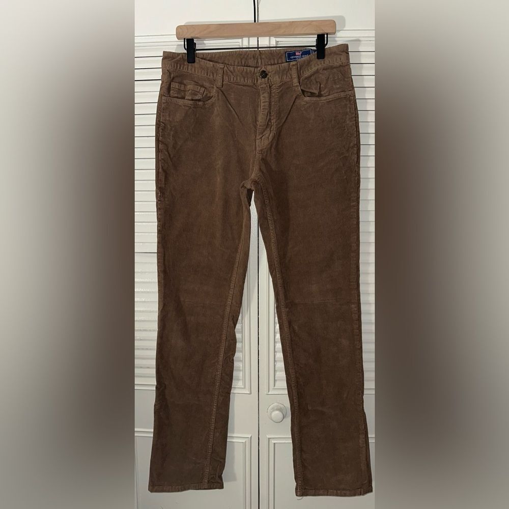 Vineyard Vines Men’s‎ Brown Corduroy 5 Pocket Pant Size 32